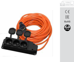 bakir kablolu İkİlİ monofaze grup prİz (kopya)