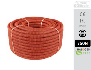 orta serİ plastİk spİral borular 750n halogen free